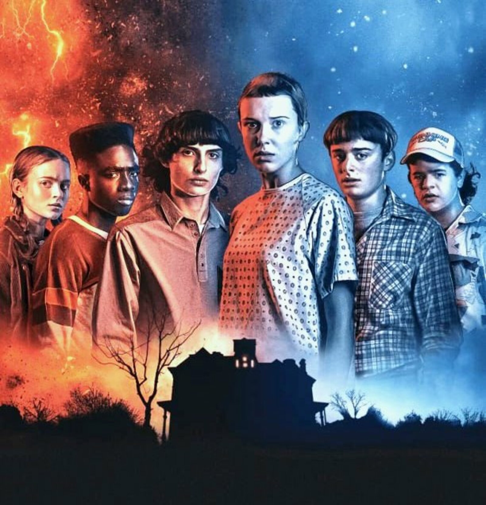 «Очень странные дела», Stranger Things (сериал 2016 - 2025). Ужасы, фантастика, фэнтези, триллер, драма, детектив . 16+.
