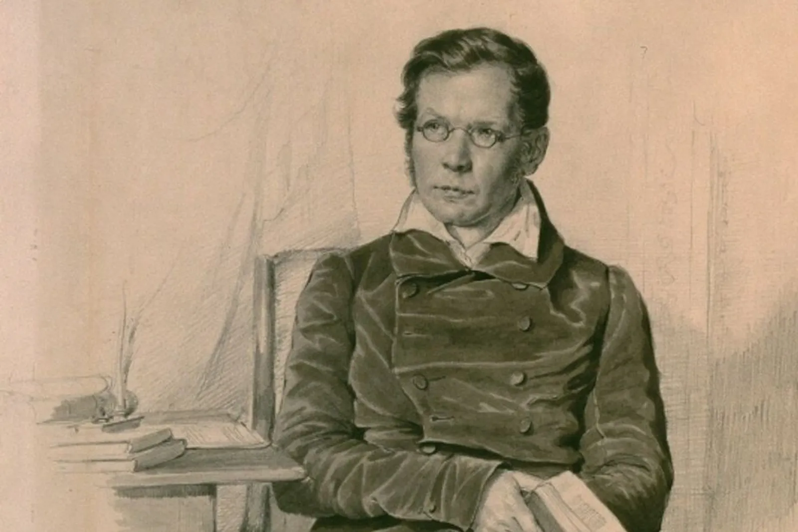 С. Диц. Портрет П. Вяземского. 1838 год.