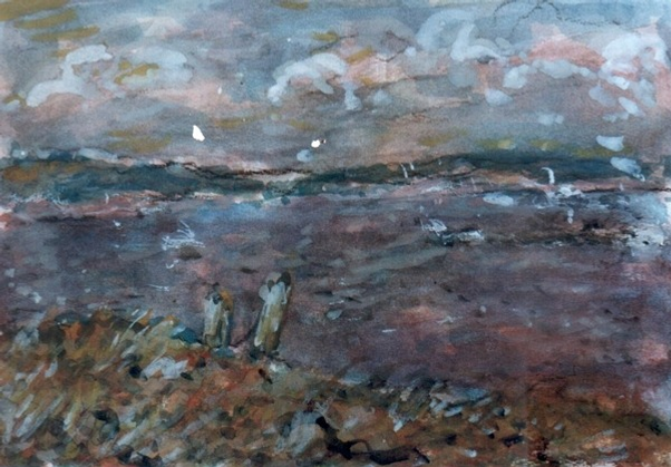 «Подмосковье после паводка». Б. Ф. Рыбченков (1899-1994)