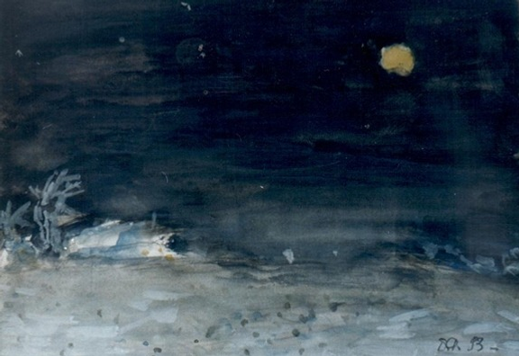 «Волчья ночь». Б. Ф. Рыбченков (1899-1994)