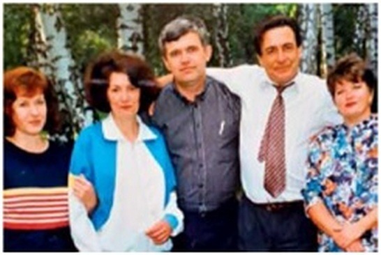 Мы с семьей Оли и Валеры Демченко и Светлана Анисимова