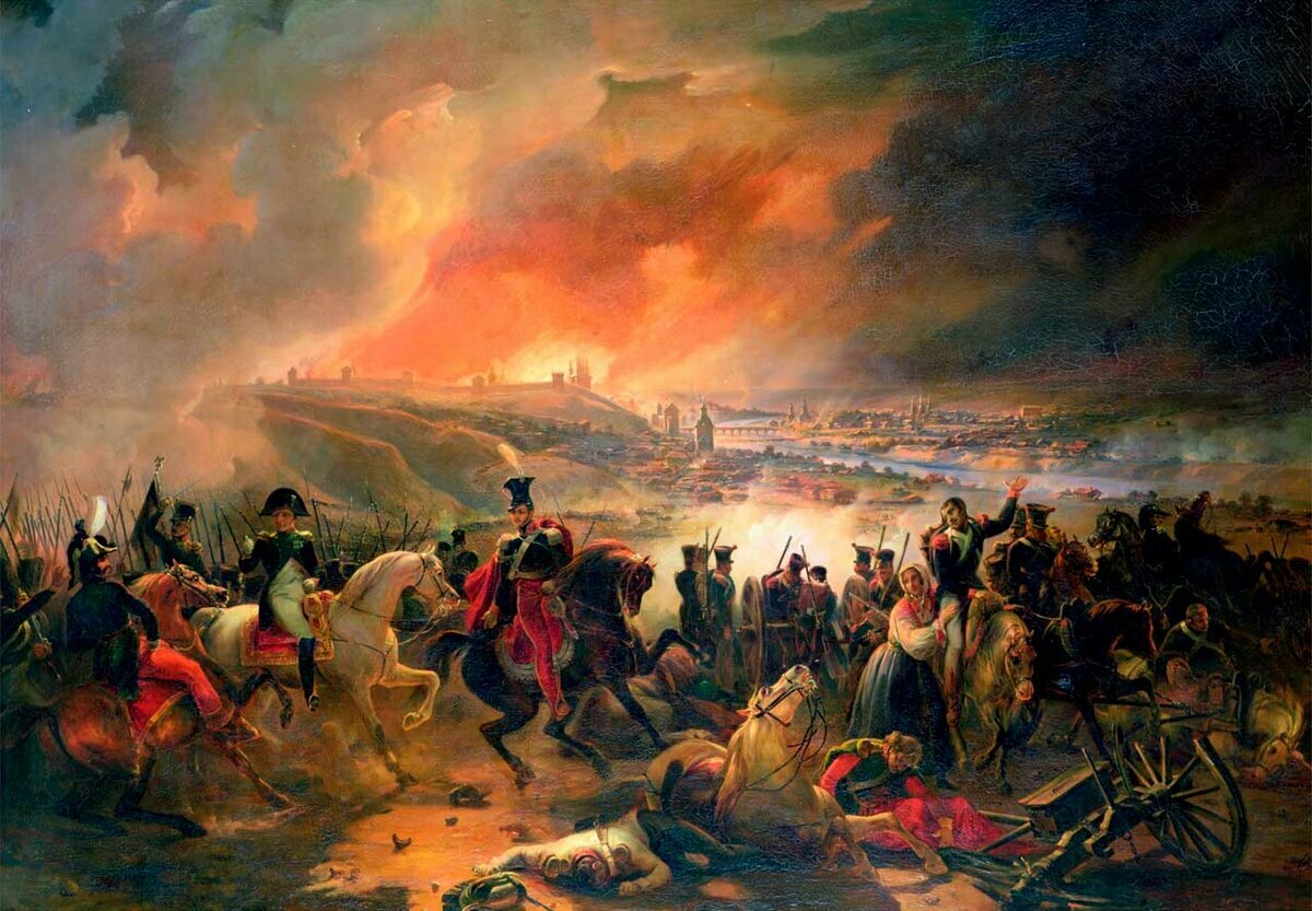 Битва с французами. Битва при Смоленске 1812. Битва под Смоленском 1812.