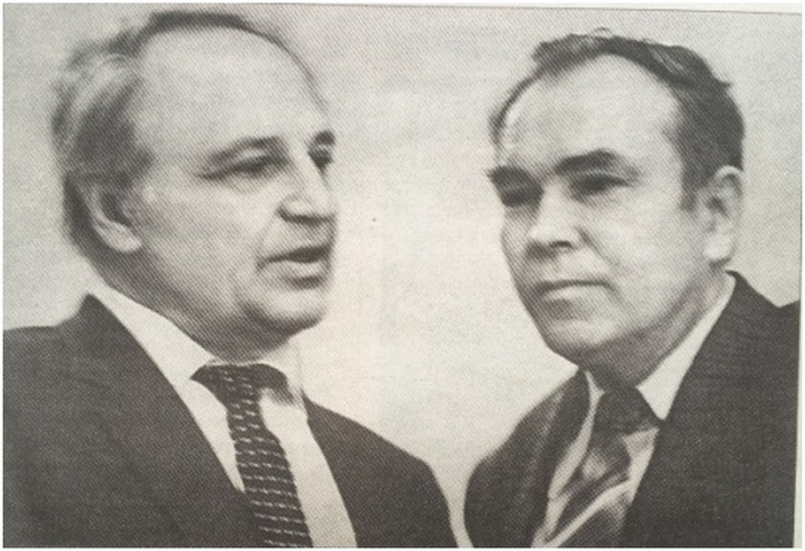 В. Сорокин и А. Филиппов (Фото из газеты «Истоки», № 46, 2012 г.)